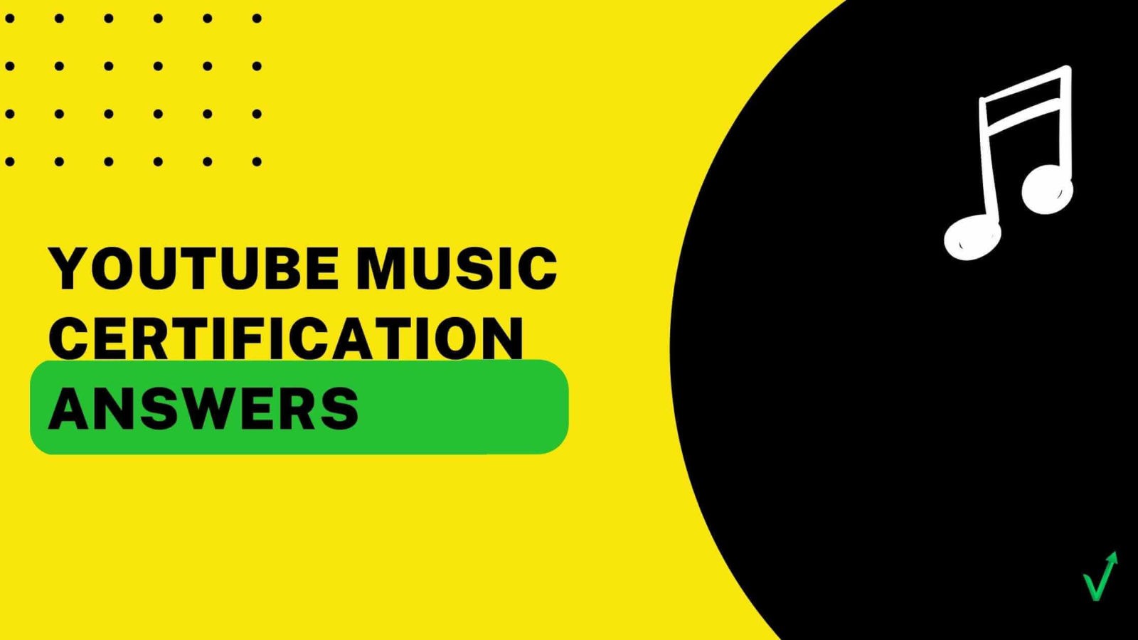 YouTube music certification answers 2022